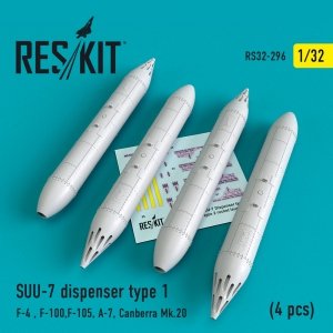 RESKIT RS32-0296 SUU-7 DISPENSERSTYPE 1 (4 PCS) 1/32