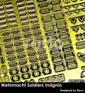 RADO Miniatures RDM35PE03 Wehrmacht Soldiers Insignia 1/35