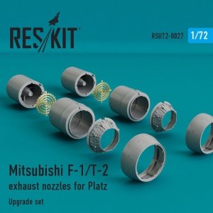 RESKIT RSU72-0027 Mitsubishi F-1/T-2 exhaust nozzles for Platz 1/72