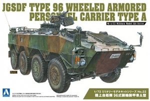 Aoshima 0553 JGSDF Type 96 Wheeled Armored Personnel Carrier Type A 1/72