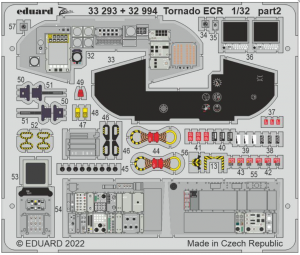 Eduard 32994 Tornado ECR interior ITALERI 1/32