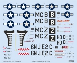 Eduard D72053 P-51D-5 '8th AF' EDUARD 1/72