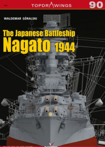 Kagero 7090 The Japanese Battleship Nagato 1944 EN/PL