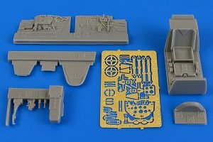 Aires 4697 Bf 109G-6 (early) cockpit set 1/48 EDUARD