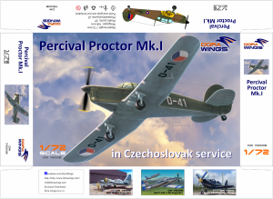 Dora Wings 72003 Percival Proctor Mk.1 Czechoslovakia 1/72