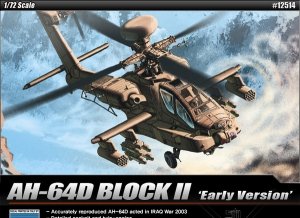 Academy 12514 AH-64D BLOCK II Early Version 1/72