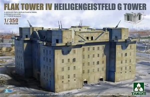 Takom 6005 Flak Tower IV Heiligengeistfeld G Tower 1/350