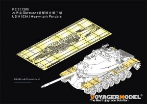 Voyager Model PE351268 US M103A1 Heavy tank Fenders For TAKOM 2139 1/35