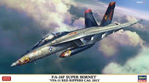 Hasegawa 02385 F/A-18F SUPER HORNET “VFA-11 RED RIPPERS CAG 2013” 1/72