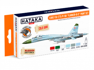 Hataka HTK-CS104 Early Su-27S/P/UB „Flanker-B/C” paint set (6x17ml)