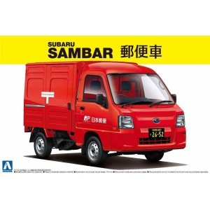 Aoshima 00741 Subaru Sambar Post Car 1:24