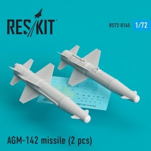 RESKIT RS72-0145 AGM-142 MISSILES (2 PCS) 1/72