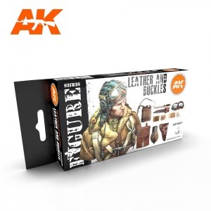 AK Interactive AK11620 LEATHER AND BUCKLES
