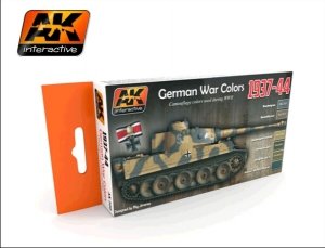 AK Interactive AK560 1937-1944 GERMAN COLOR SET