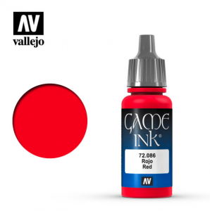 Vallejo 72086 Game Ink - Red 18ml