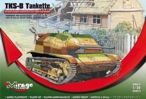 Mirage Hobby 354013 TKS-B tankette (two version) (automatic cannon 20mmMk.38 or 7,92mmMk.25 Hotchkiss) (1:35)