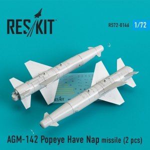 RESKIT RS72-0146 AGM-142 POPEYE HAVE NAP MISSILES (2 PCS) 1/72