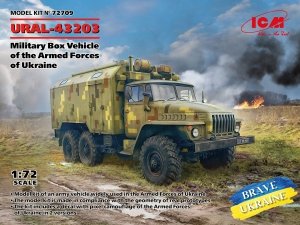 ICM 72709 URAL-43203 Military Box Vehicle of the Armed Forces of Ukraine 1/72