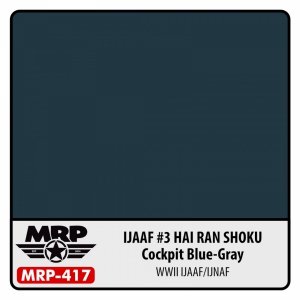 MR. Paint MRP-417 IJAAF #3 Hai Ran Shoku (Cockpit Blue-Gey) 30ml