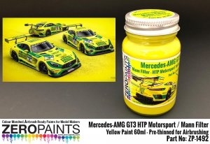 Zero Paints ZP-1492 - Mercedes-AMG GT3 HTP Motorsport / Mann Filter Yellow Paint 60 ml