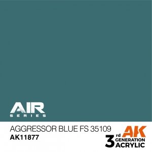AK Interactive AK11877 AGGRESSOR BLUE FS 35109 – AIR 17 ml