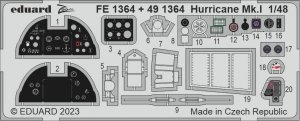 Eduard 491364 Hurricane Mk. I HOBBY BOSS 1/48