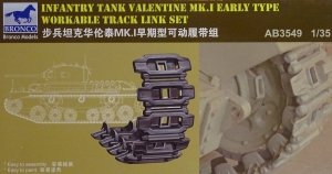 Bronco AB3549 Valentine Mk. I Early Version Workable Track Set 1/35