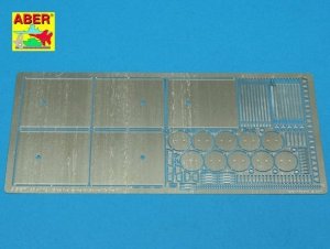 Aber 35A112 Side fuel tanks for soviet tanks KV type (1:35)