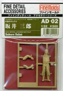 Fine Molds AD02 Saburo Sakai, WWII Imperial Japanese Navy Pilot 1/32