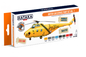 Hataka HTK-CS98 British SAR Service paint set vol. 1 (8x17ml)