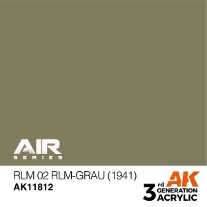 AK Interactive AK11812 RLM 02 RLM-GRAU (1941) – AIR 17ml