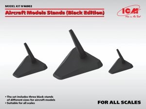ICM A002  Aircraft Models Stands (Black Edition)  