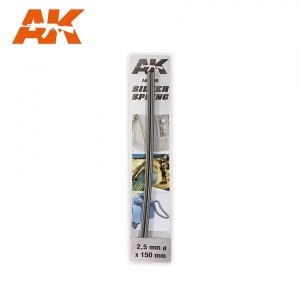 AK Interactive AK9190 SILVER SPRING 2.5MM Ø