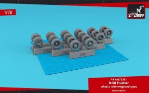 Armory Models AW72361 B-58 Hustler wheels w/ weighted tyres 1/72