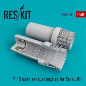 RESKIT RSU48-0101 F-15 open exhaust nozzles for Revell kit 1/48