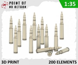 Point of no Return 3522017 Amunicja do M2HB browning 0.5 cala 1/35