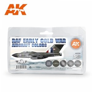 AK Interactive AK11756 EARLY COLD WAR RAF AIRCRAFT COLORS 5x17 ml