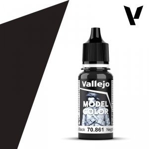 Vallejo 70861 Glossy Black 18 ml