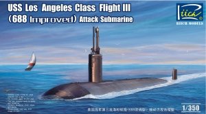 Riich Models RN28007 Los Angeles Class Flight III Submarine 1:350