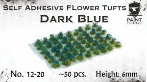 Paint Forge PFFL2612 Dark Blue Flowers 6mm