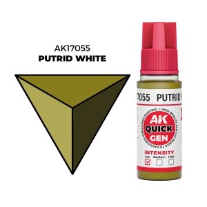 AK Interactive AK17055 PUTRID WHITE – QUICK GEN COLOR 18ml