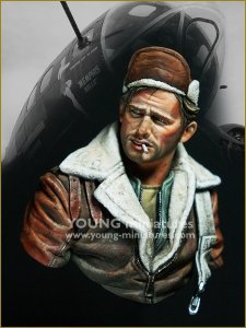 Young Miniatures YM1862 B-17 BOMBER CREW 1/10