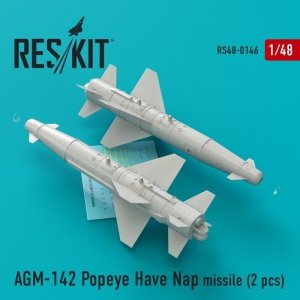 RESKIT RS48-0146 AGM-142 Popeye Have Nap missile (2 pcs) 1/48