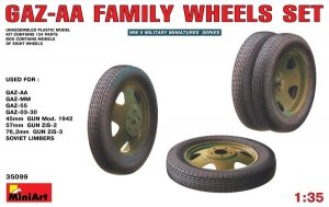 MiniArt 35099 GAZ-AA family wheels set 1:35