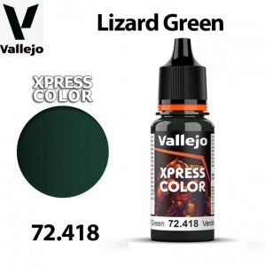 Vallejo 72418 Xpress Color - Lizard Green 18ml