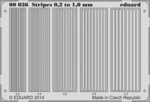Eduard 00036 Stripes 0.2 to 1 mm