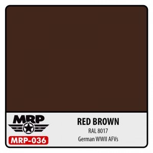 MR. Paint MRP-036 Red Brown RAL 8017 WWII German AFV 30ml