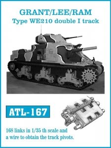 Friulmodel ATL-167 GRANT / LEE / RAM Type WE210 double I track