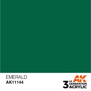 AK Interactive AK11144 EMERALD – STANDARD 17ml
