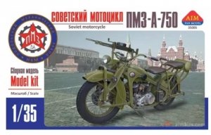 AIM Fan Modell 35005 Soviet motorcycle PZM-A-750 1/35